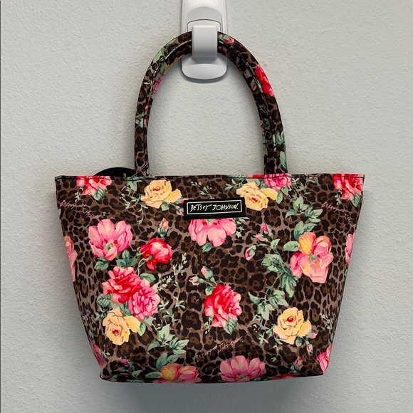 Betsey Johnson | Floral Leopard Lunch Bag - Picture 1 of 7